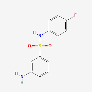 3-Amino-N-(4-fluorophenyl)benzenesulfonamide