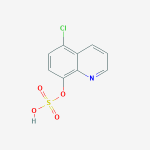 molecular formula C9H6ClNO4S B12847715 5-Chloro-8-hydroxyquinoline sulfate CAS No. 15164-40-6