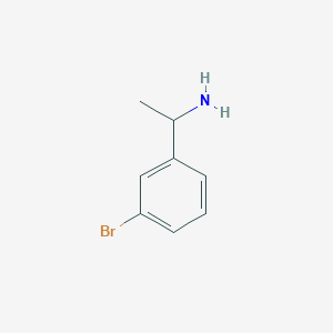molecular formula C8H10BrN B1284783 1-(3-Bromophenyl)ethanamine CAS No. 74877-08-0