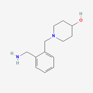 1-{[2-(Aminomethyl)phenyl]methyl}piperidin-4-ol