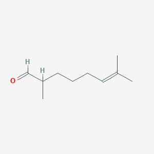 molecular formula C10H18O B12847964 6-Octenal, 2,7-dimethyl- CAS No. 111396-28-2