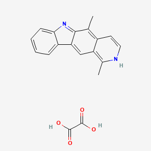 molecular formula C19H16N2O4 B12848030 1,5-Dimethyl-6H-pyrido[4,3-b]carbazole oxalate 