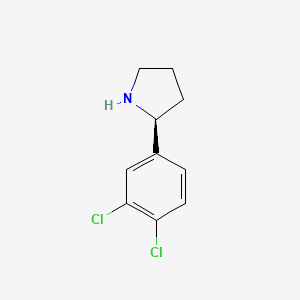 molecular formula C10H11Cl2N B12848032 (S)-2-(3,4-Dichlorophenyl)pyrrolidine 