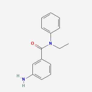 molecular formula C15H16N2O B1284804 3-amino-N-ethyl-N-phenylbenzamide CAS No. 875837-45-9