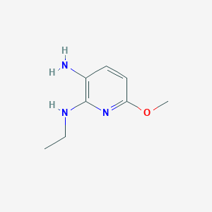 molecular formula C8H13N3O B12848073 N2-ethyl-6-methoxypyridine-2,3-diamine 