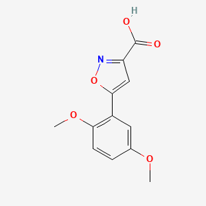 5-(2,5-Dimethoxyphenyl)-1,2-oxazole-3-carboxylic acid
