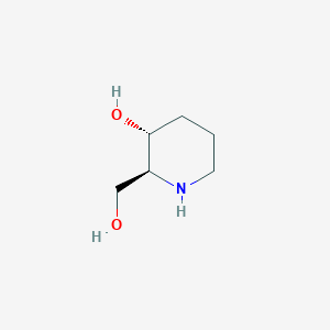 molecular formula C6H13NO2 B12848108 (2s,3r)-2-(Hydroxymethyl)piperidin-3-ol 