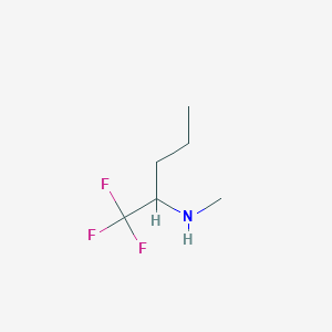 molecular formula C6H12F3N B12848119 N-Methyl-1,1,1-trifluoro-2-pentylamine CAS No. 1314960-54-7