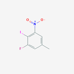 molecular formula C7H5FINO2 B12848311 3-Fluoro-4-iodo-5-nitrotoluene 