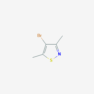 molecular formula C5H6BrNS B12848442 4-bromo-3,5-dimethylIsothiazole 