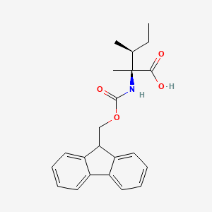molecular formula C22H25NO4 B12848471 Fmoc-a-methyl-L-Isoleucine 