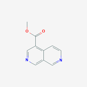 molecular formula C10H8N2O2 B12848645 Methyl 2,7-naphthyridine-4-carboxylate 
