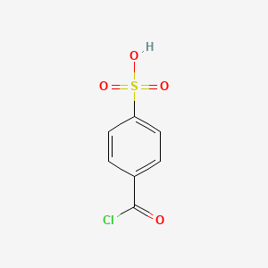molecular formula C7H5ClO4S B12848897 4-(Chlorocarbonyl)benzenesulfonic acid 