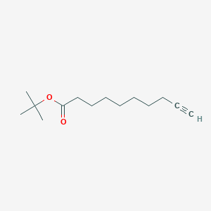 molecular formula C14H24O2 B12848977 Tert-butyl dec-9-ynoate 