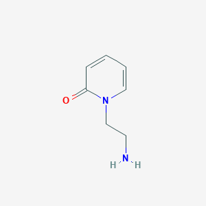 molecular formula C7H10N2O B1284900 1-(2-aminoethyl)pyridin-2(1H)-one CAS No. 35597-92-3