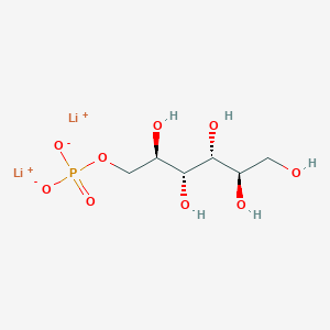 molecular formula C6H13Li2O9P B12849026 D-Mannitol 1-phosphate lithium salt 