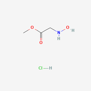 molecular formula C3H8ClNO3 B12849297 Methyl hydroxyglycinate hydrochloride 