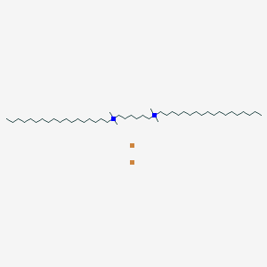 molecular formula C46H98Br2N2 B12849438 N1,N1,N6,N6-Tetramethyl-N1,N6-dioctadecylhexane-1,6-diaminium bromide 