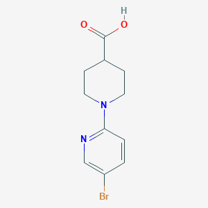 1-(5-Bromopyridin-2-yl)piperidine-4-carboxylic acid