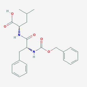 molecular formula C23H28N2O5 B12849540 ((Benzyloxy)carbonyl)-D-phenylalanyl-L-leucine 