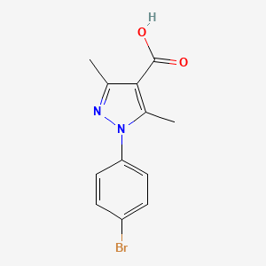 1-(4-bromophenyl)-3,5-dimethyl-1H-pyrazole-4-carboxylic acid