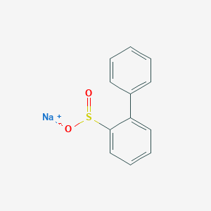 molecular formula C12H9NaO2S B12849719 Sodium [1,1'-biphenyl]-2-sulfinate 