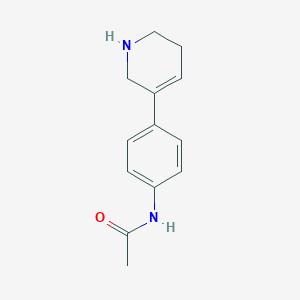 molecular formula C13H16N2O B12849732 N-(4-(1,2,5,6-Tetrahydropyridin-3-yl)phenyl)acetamide 