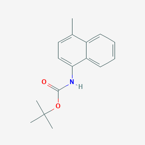 molecular formula C16H19NO2 B12849753 tert-Butyl (4-methylnaphthalen-1-yl)carbamate 