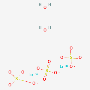 molecular formula Er2H4O14S3 B12849772 Erbium(III) sulphate dihydrate 
