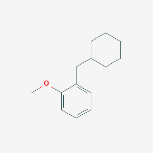 molecular formula C14H20O B12849818 1-(Cyclohexylmethyl)-2-methoxybenzene 