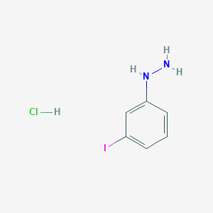 molecular formula C6H8ClIN2 B12849932 (3-Iodophenyl)hydrazine hydrochloride 