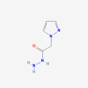 molecular formula C5H8N4O B1284994 2-(1H-pyrazol-1-yl)acetohydrazide CAS No. 934175-49-2