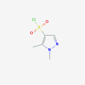 molecular formula C5H7ClN2O2S B1284997 1,5-dimethyl-1H-pyrazole-4-sulfonyl chloride CAS No. 1005613-94-4
