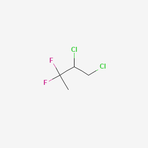 molecular formula C4H6Cl2F2 B12849970 1,2-Dichloro-3,3-difluorobutane CAS No. 381-85-1
