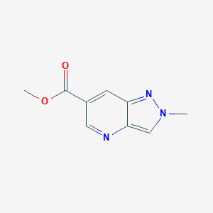 molecular formula C9H9N3O2 B12849973 Methyl 2-methyl-2H-pyrazolo[4,3-b]pyridine-6-carboxylate 