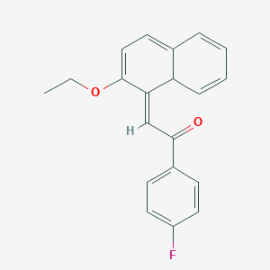 molecular formula C20H17FO2 B12850000 2-(2-Ethoxynaphthylidene)-4'-fluoroacetophenone 