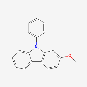 molecular formula C19H15NO B12850002 2-Methoxy-9-phenyl-9H-carbazole 
