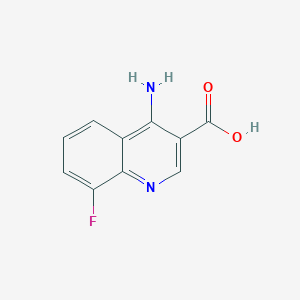 4-Amino-8-fluoroquinoline-3-carboxylic acid