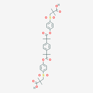 molecular formula C36H42O12S2 B128501 Mdl 201,404YA CAS No. 150493-09-7