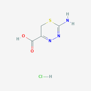 2-amino-6H-1,3,4-thiadiazine-5-carboxylic acid hydrochloride