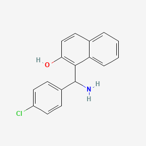 1-[Amino-(4-chloro-phenyl)-methyl]-naphthalen-2-ol