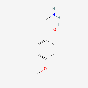 molecular formula C10H15NO2 B1285014 1-Amino-2-(4-methoxyphenyl)propan-2-ol CAS No. 305448-36-6