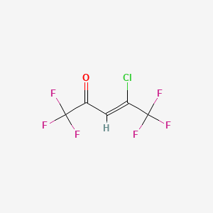 molecular formula C5HClF6O B12850189 (3Z)-4-Chloro-1,1,1,5,5,5-hexafluoro-3-penten-2-one 