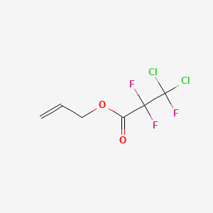 molecular formula C6H5Cl2F3O2 B12850220 Allyl 3,3-dichloro-2,2,3-trifluoropropionate CAS No. 83275-34-7