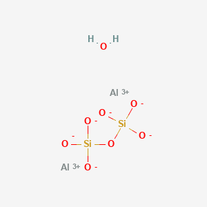 molecular formula Al2H2O8Si2 B12850315 Aluminum(III) disilicate hydrate 