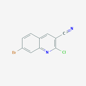 7-Bromo-2-chloroquinoline-3-carbonitrile