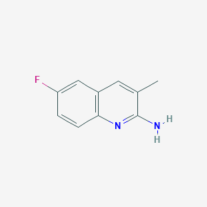2-Amino-6-fluoro-3-methylquinoline