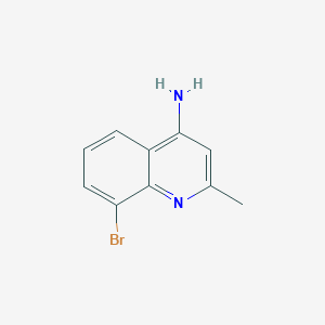 B1285040 4-Amino-8-bromo-2-methylquinoline CAS No. 288151-51-9