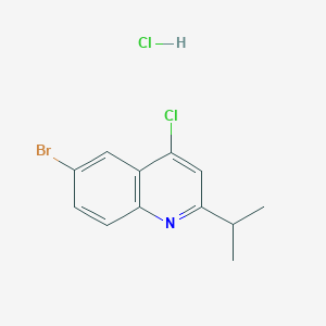 6-Bromo-4-chloro-2-isopropylquinoline hydrochloride