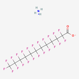 molecular formula C12H4F23NO2 B12850543 Ammonium tricosafluorododecanoate CAS No. 3793-74-6